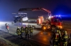 Drei Fahrzeuge kollidieren im dichten Nebel auf der B37 bei Gföhl