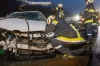 Drei Fahrzeuge kollidieren im dichten Nebel auf der B37 bei Gföhl