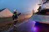 Drei Fahrzeuge kollidieren im dichten Nebel auf der B37 bei Gföhl
