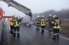 Drei Fahrzeuge kollidieren im dichten Nebel auf der B37 bei Gföhl