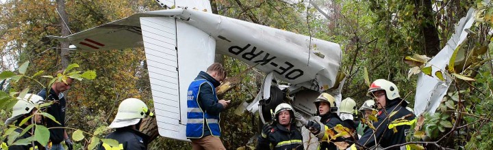 Flugzeugabsturz in Gneixendorf 20.10.2013