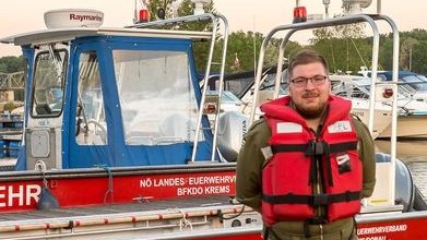 Unfall mit Motorzille auf der Donau