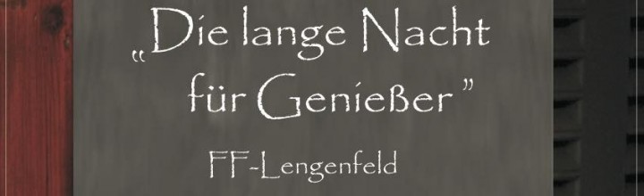Die Lange Nacht für Genießer 2018 Die Lange Nacht für Genießer 2018