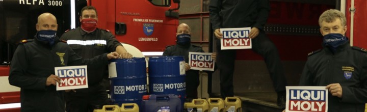 Liqui Moly unterstützt Blaulichtorganisationen