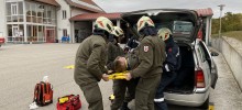 Ausbildungstag: Bundesheer übt mit Feuerwehr Lengenfeld