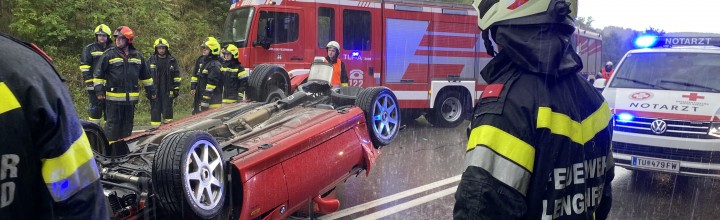 Verkehrsunfall auf der B37