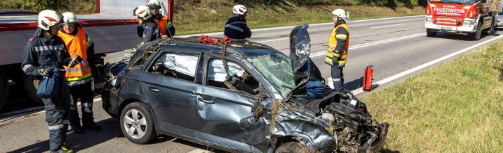 Verkehrsunfall B37 Verkehrsunfall B37