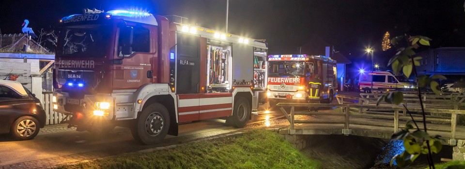 Kellerbrand rasch gelöscht - Drei Feuerwehren im Einsatz