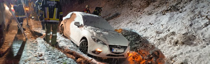 Wintereinbruch – einsatzreicher Abend