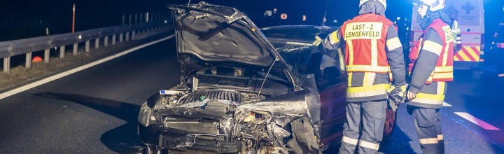 PKW-Bergung nach Verkehrsunfall