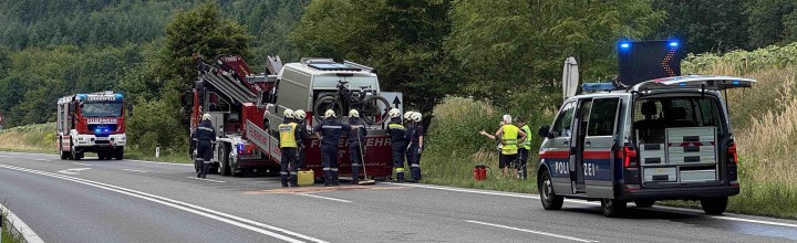 Technischer Einsatz auf der B37 Technischer Einsatz auf der B37