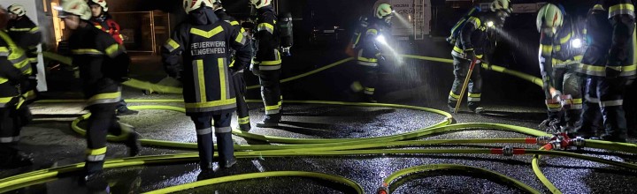 Brandübung im Gewerbepark – Inspektionsübung 2025