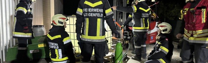 Technische Übung: Unfall auf einem Weinbetrieb