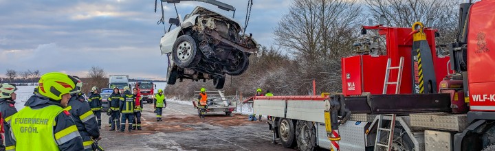 Menschenrettung auf der B37