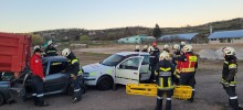Technische Übung: Auffahrunfall mit einem LKW