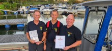 Ausbildungsprüfung Feuerwehrboote