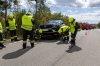 Pkw beim Überholen gerammt - Zweifache Fahrzeugbergung auf der B37