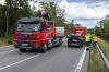 Pkw beim Überholen gerammt - Zweifache Fahrzeugbergung auf der B37