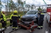 Pkw beim Überholen gerammt - Zweifache Fahrzeugbergung auf der B37