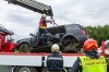 Zweifache Menschenrettung auf der B37 - Drei Feuerwehren im Einsatz