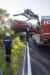 Cabrio von der FF Lengenfeld aus dem Straßengraben geborgen