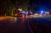 Pkw kommt in einer Serpentine der L73 von der Straße ab und landet am Dach