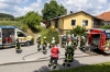 Wohnhausbrand in Schiltern - Fünf Feuerwehren im Einsatz