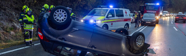 Verkehrsunfall auf der B37