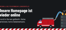 Unsere Homepage ist wieder online